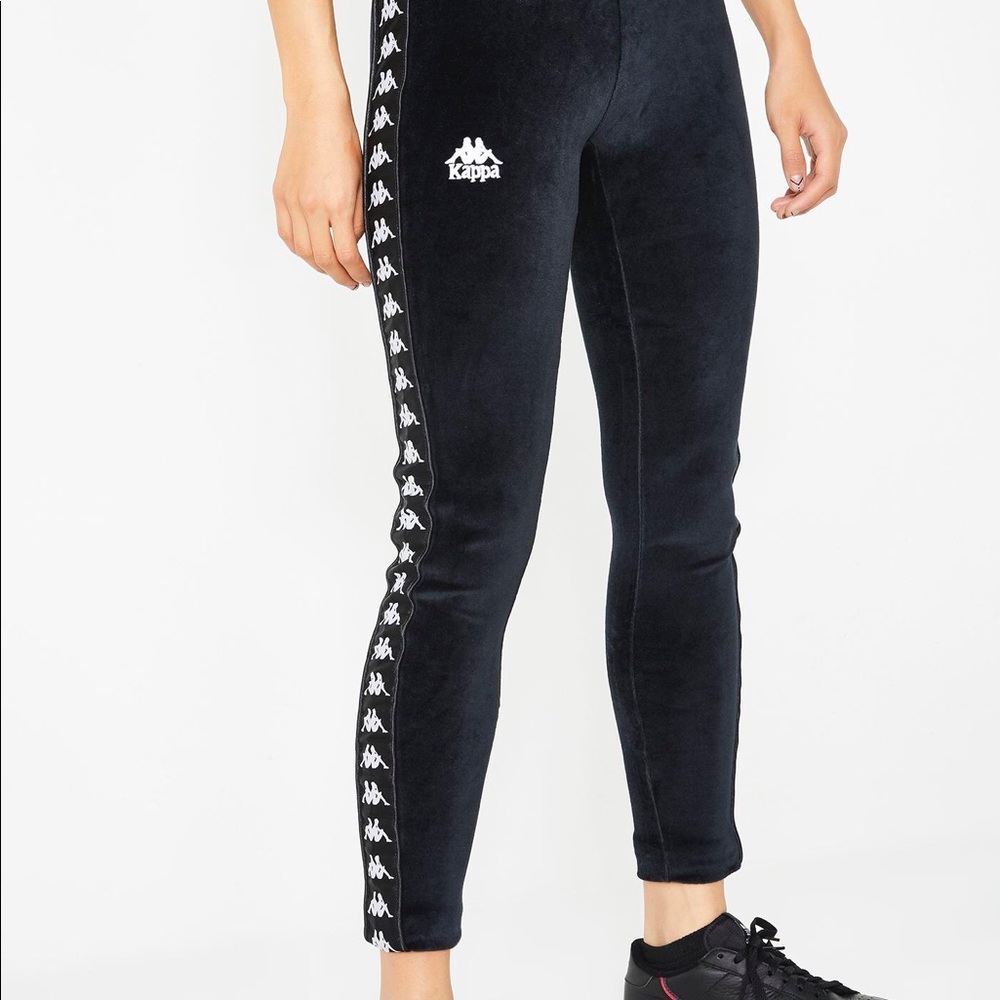 Kappa velour track leggings